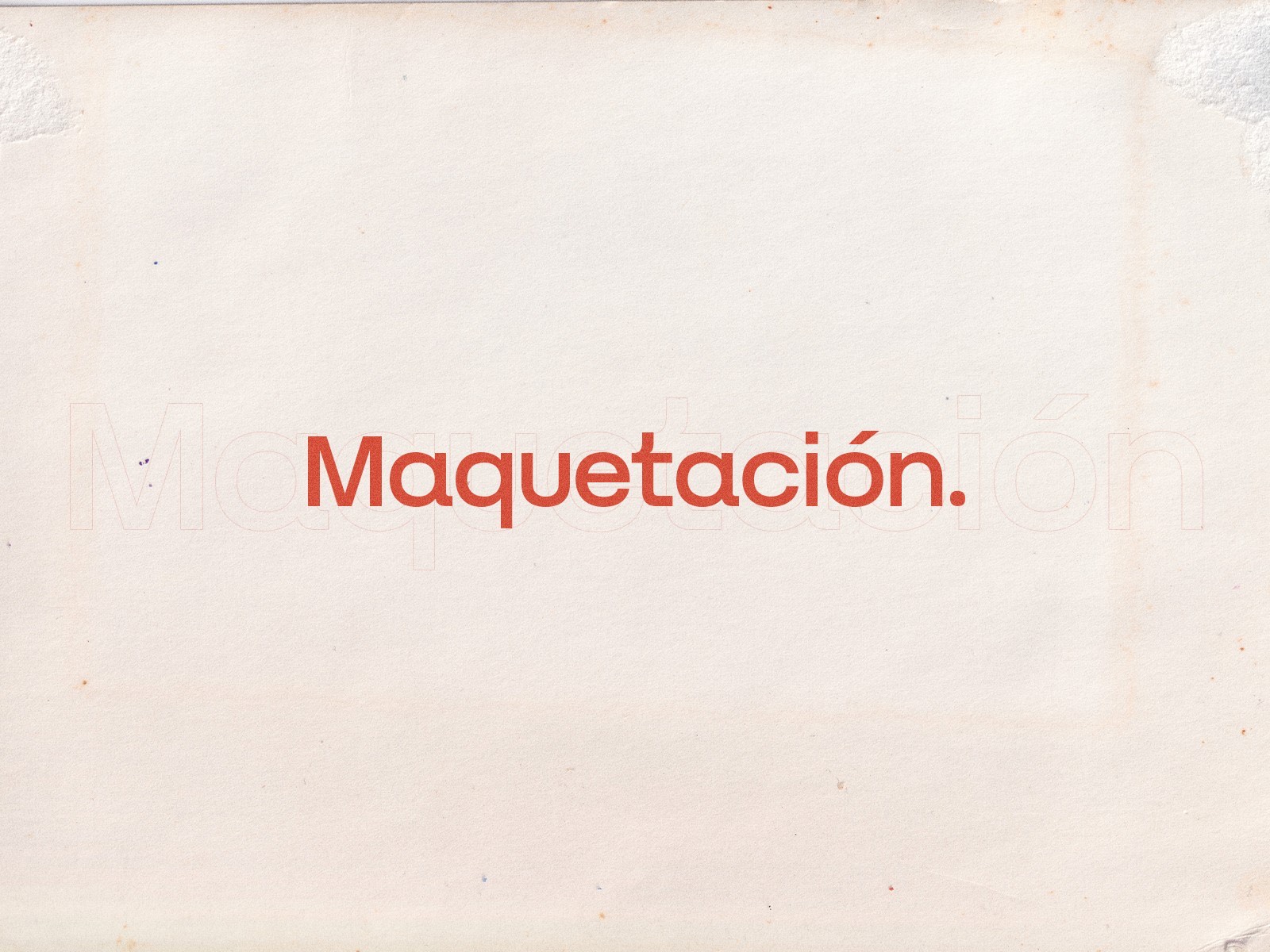 Maquetación