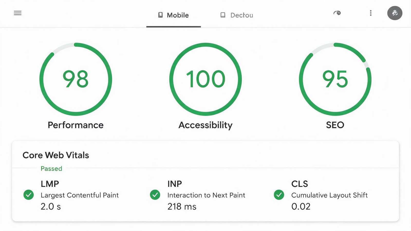 Core Web Vitals